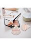 2 PCS Triangular Makeup Puff with Case, Cosmetic Setting Sponge for Liquid Foundation, Fac - 5