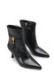 Maia Clara Women's Pointed Toe Heeled Boots 0012505 Black Skin - 3