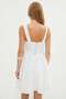 Eyelet Detailed Strappy Mini Dress - 6