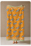 Orange Zebra Repeating Safari Pattern 70X150 Beach Towel - Digital Printed Bath Towel - 4