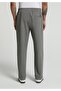 Regular Fit Mid Waist Straight Men's Brown Sweatpants - 2