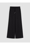 Özmarka New Season Black Women's Sweatpants with Elastic Waist - 5