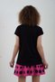 Black V-Neck Cotton Lycra Tshirt - 3