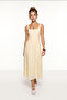 Scalloped Summer Midi Dress Lby0063 - 2