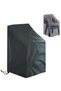 Waterproof chair cover - Garden Suitable for outdoor locations such as gardens, balconies, or patios Rain and snow resistant 64 x 120/70 cm Black
