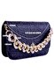 Resin chain tote strap 11.8" transparent acrylic DIY. - 2
