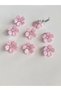 Hair Cube - Pink with Flowers (8 Pieces)-Hair Accessory - 2