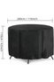 Round Outdoor Furniture Cover (280 cm in diameter x 109 height) - Waterproof - 2