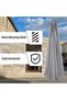 Replacement awnings for 200-400cm 6/8 rib parasols, parasol dust covers, suitable outdoor terraces, beaches, markets, etc - 3