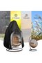 Hanging Patio Chair Cover - Egg-shaped rocking with zipper, durable, suitable for garden furniture, 190 x 115 cm - 4