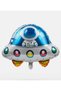 Space Adventure Themed Birthday Set / Astronaut-Ufo-Rocket Foil Balloon, Latex-Chain-Band, 25 Piece Set - 8