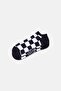 - Black Square Patterned Socks