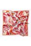 Twill Silk Scarf Abstract Red - 5