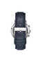 Men's Stainless Steel Watch, Blue Leather Band | Trnda43bl - 5