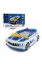 Police Car Theme Toy for Kids Simulation Steering Wheel Game – Electronic Pretend Driving Controller with Sound & Lights | Interactive Car Seat Travel Toy for Kids 3+ Years | Co-Pilot Racing G - 5