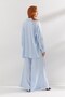 Pile Detailed Double Suit Blue - 4