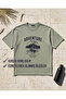 Large Size Crew Neck Printed Men's T-Shirt - 2