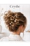 Set of 4 Gold Color Big Star Snap Buckles |   Metal High Grip Hair Clip - 2