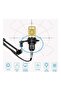 Professional Condenser Microphone Bundle Set Black/Gold/Red - 3