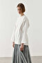 Basic Cotton T-Shirt with Piping White - 5