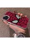 iPhone 13 Pro Compatible Silicone Edge Hard Back Case Couple Spiderman Patterned Phone Case - 2