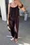 Blouse, Shalwar Pants, Modal Set - Brown - 3