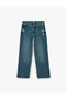 Comfortable Fit Straight Leg Cotton Baggy Denim Trousers - Baggy Jeans - 5