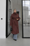 New Season Stand Collar Women's Trench Coat - 3