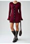 Turtleneck Mini Dress