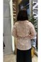 Women's Powder Floral Embroidered Zippered Lined Jacket |   Beli Lace-Up Jacket - 3