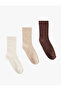 Cotton 3-Piece Sock Set - 2