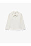 Long Sleeve Snap Button Oversized Shirt - 5