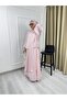 2098 Layered Skirt Detailed Balloon Sleeve Three-Piece Set - 5