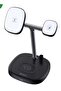 Multi-Device Magnetic Wireless Charger Stand – 15W Fast Charging for Phones, Watch, and More