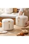 Airtight Rice Storage Container,Large Food Storage Bin for Kitchen with Sealing Lid,Pet Food Dispens - 7