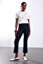 Ecru Floral Embroidered Mercerized Knitwear 140641 - 6