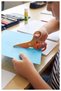 Colorful Paper Scissors 1 Piece Keyroad Plastic Blunt Tip Protected School Scissors Children's Scissors Preschool Nursery - 4