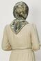 Patterned Natural Scarf 8651 - 2