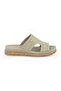 Women's Slippers Daily Genuine Leather Side Window Design Anatomical Flat Sole 26Y-1910 - 2