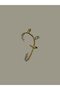 Gold Plated Zircon Stone Cartilage Earrings - 3