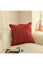 Decorative Cushion, Polyester Jacquard, Red, 45 x 45 cm, Design TH-H30058