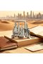 R492 Dubai City Landmark Metal Fridge Magnet Burj Khalifa Sailing Hotel Tourist Memorial Decorative Magnet - 4