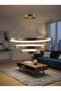 3 Katlı C Lineer LED Avize