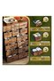16-drawer large size Fabric model For inside Home Bed Room Storage Cabinet Brown Color 100cm - 8