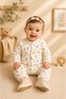 Baby Boy Baby Girl Romper Unisex Cotton Natural Cotton Patterned Snap Fastener Long Sleeve Newborn Baby Sleeping Bag - 6