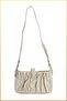 Rima Women's Drawstring Model Buckle Detailed Hand and Shoulder Bag - Cream - 3