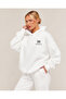 Unisex Men's Women's m Logo Printed Oversize 3 Thread Hooded Jogger Bottom Tracksuit Set - 2