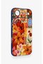 iPhone 17 Air Compatible Orange Lily Patterned Silicone Case - 3