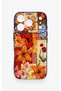 iPhone 17 Pro Compatible Orange Lily Pattern Silicone Case - 2