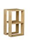 Modern Nightstand Bedside Table | Multifunctional Side Table For Bedroom Living Room| 2Tier Table| 30X34X55Cm Oak - 4